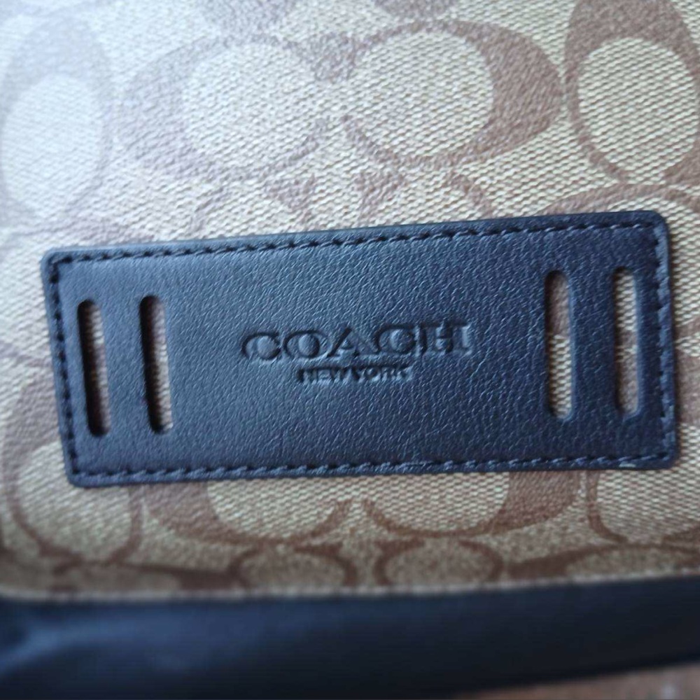 Coach Ranger Pocket Messenger 1951 Signature Canvas Double Pocket Crossbody - Picture 6 of 16